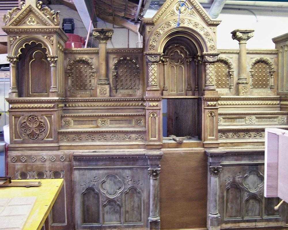 Wood Altar Restoration - Massachusetts