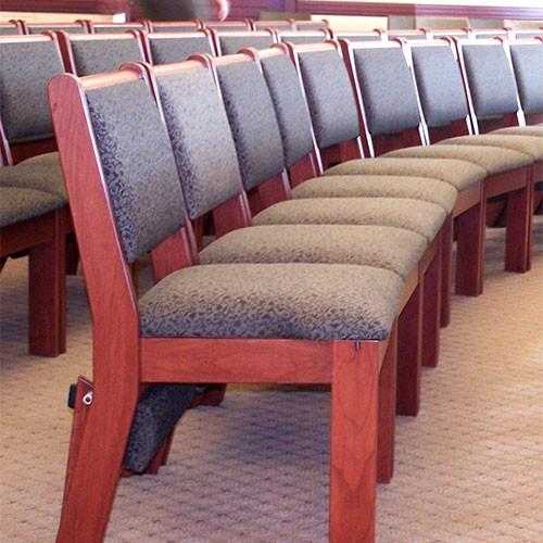 Stacking Wood Chairs for Churches