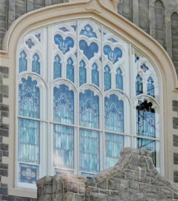 Egan Church Restorations New London After 2 stained glass window frame repair, stained glass repair, stained glass repair near me.