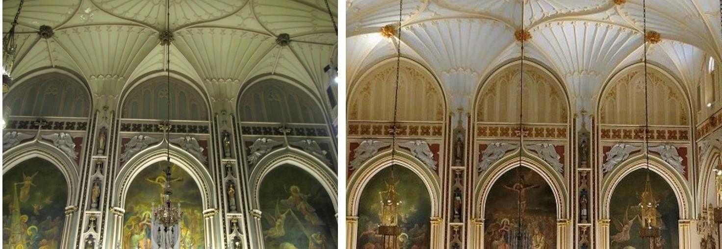 Good counsel before and after 1 Decorative church painting