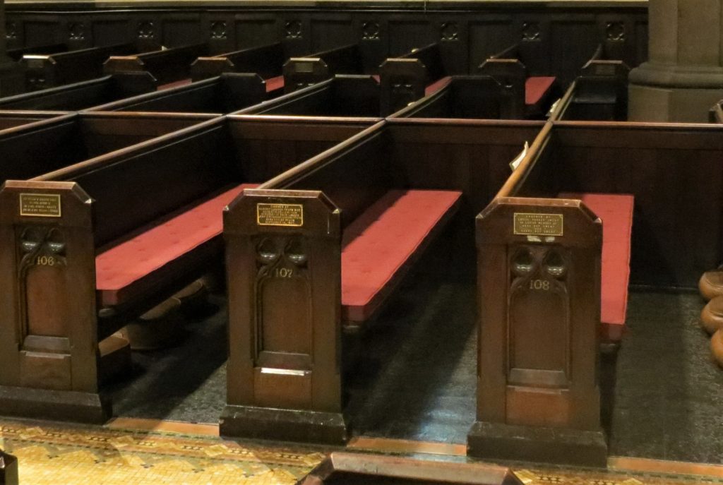 Egan Church Restorations 4 reversible pew pads