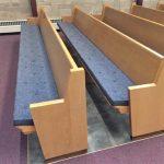 pew cushions, church pew cushons, pew pads, church pew pads, Ithaca NY, #pew cushions, #pew pads