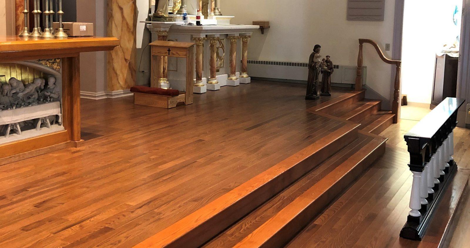 Church Flooring New Installation, Repair and Restoration