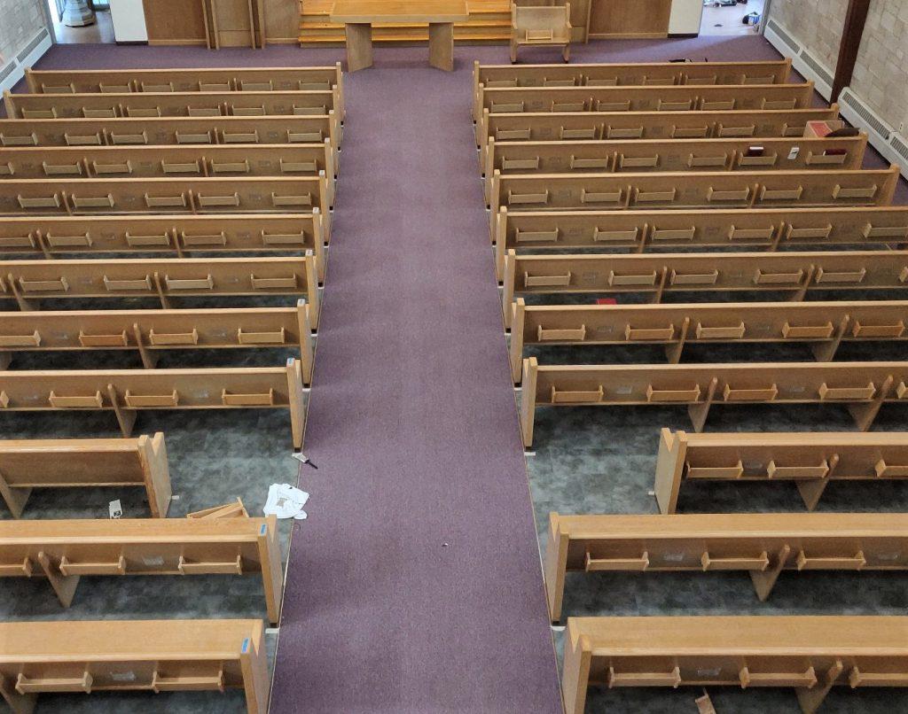 carpets, carpet installation, carpeting, church carpet installation, church flooring.