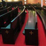 pew repair, pew refinishing, church pews, pew renovation, Cranston RI, #pew repair, #pew refinishing