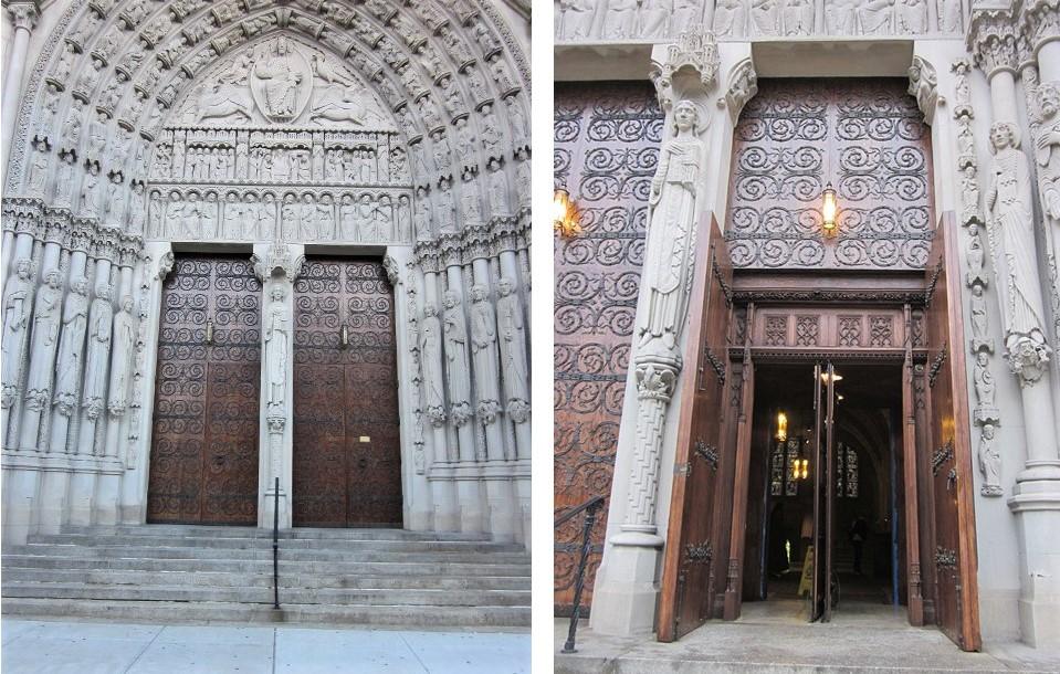 wood door repairs, wood door refinishing, church doors, New York NY