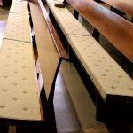 pew cushions, pew pads, reversible pew cushioins, Sacramento CA