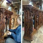 church pulpits, church furniture, pew refinishing, pew repair, pew repair and refinishing, New York NY