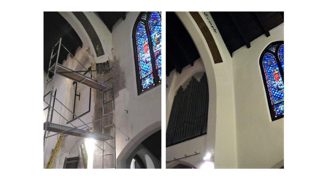 church plaster repair, church painter, plaster repair, church renovation, New York NY