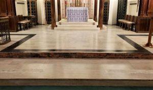 church flooring, marble tiles, marble floor resurfacing, New Rochelle NY