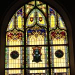 church stained glass window protective glass, stained glass window repair, stained glass window protective glass