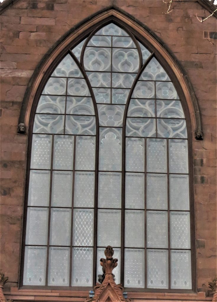 Egan's Church Restorations Immaculate Conception Cathedral. East window after church stained glass windows, stained glass window frames, stained glass repair