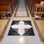 church flooring, marble tiles
