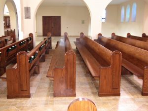church furniture, church pews for sale, wood pews