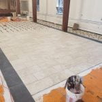 church flooring, marble tile, marble flooring, marble floor resurfacing.