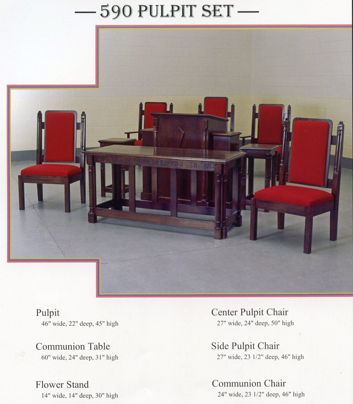 Chancel furniture sets 004