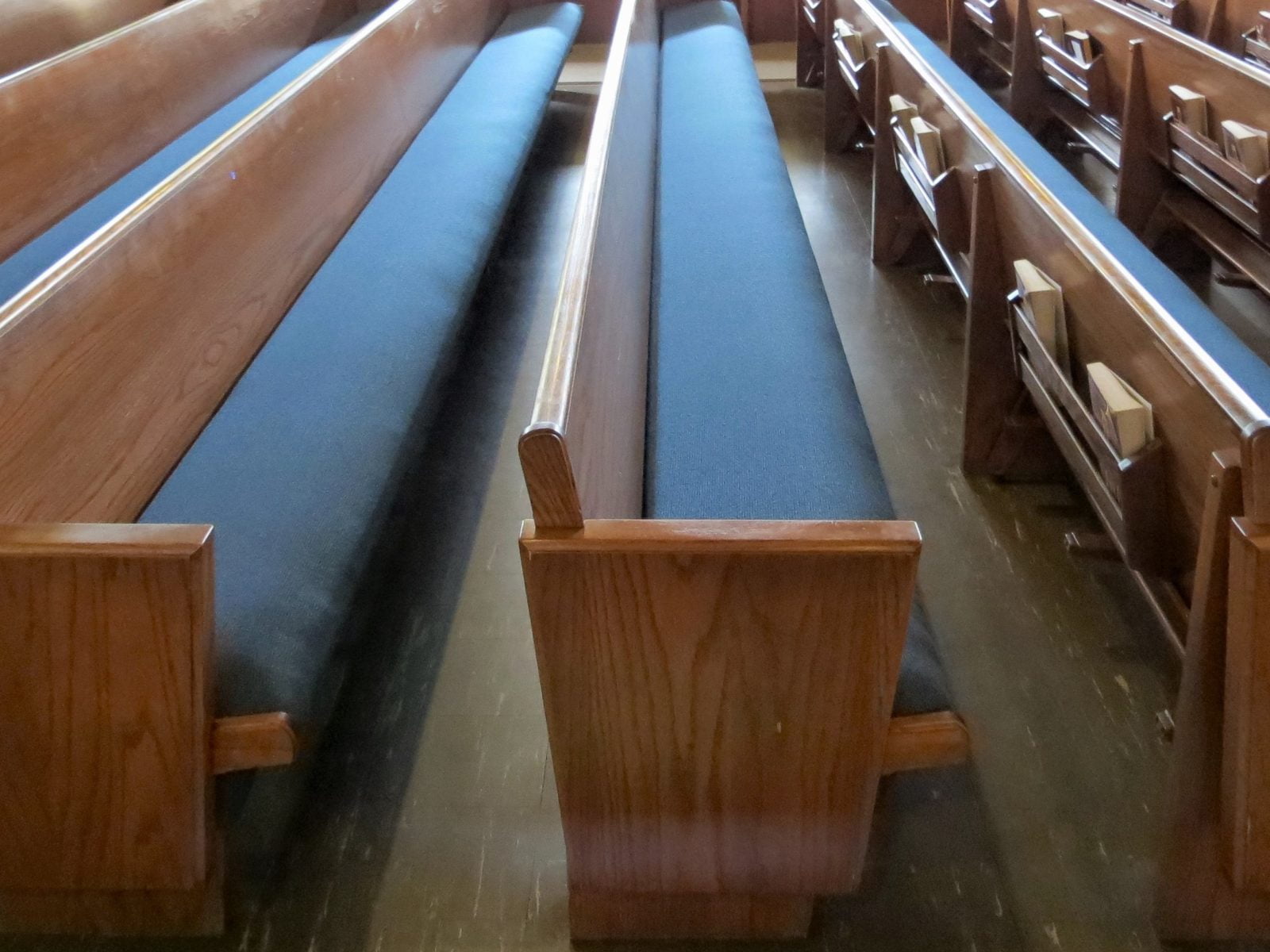 fixed pew cushions, church pew cushions, pew cushions