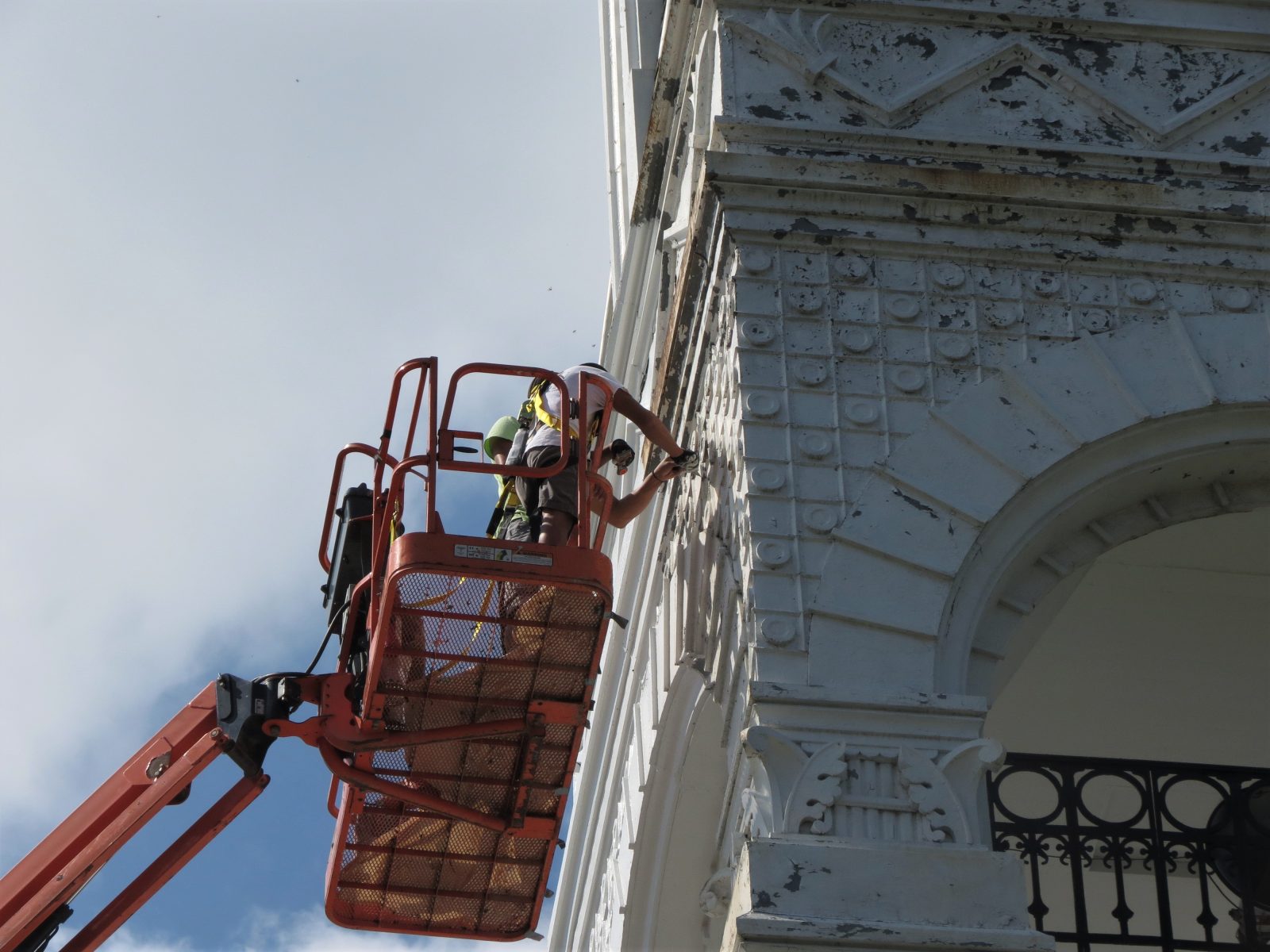 church steeple repair, steeple repair, church steeple painting