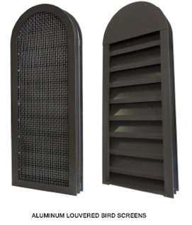 bell tower louvers, aluminum louvers