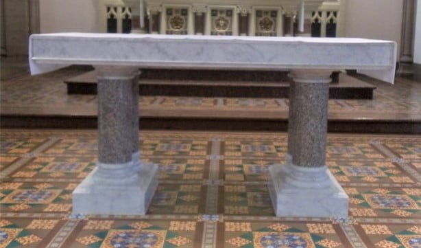 3a Marble altar