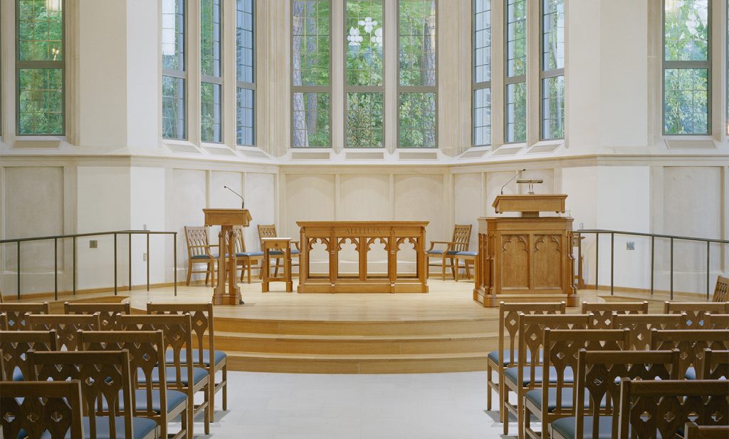 Chapel Chairs. Gothic model at Duke University