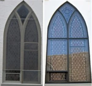 church stained glass window protective glass, church stained glass windows