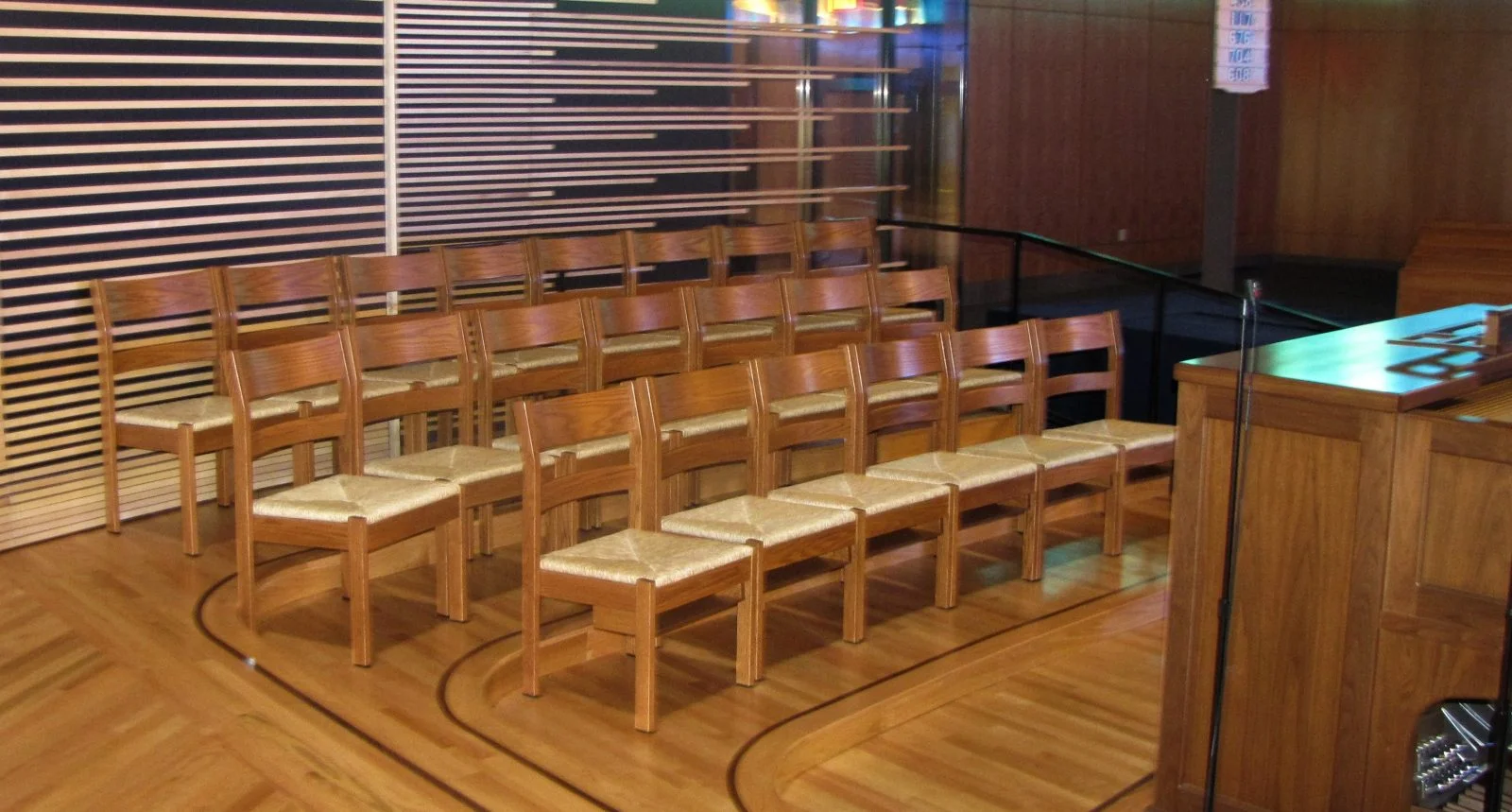 chapel chairs, church chairs, choir seating, church furniture