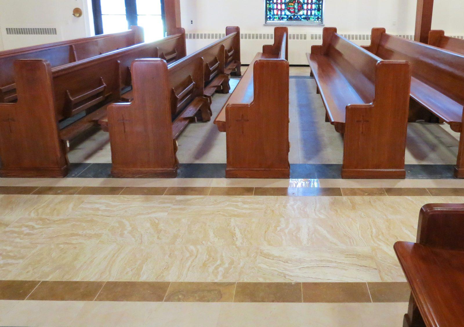 church flooring, porcelain tile, church porcelain tile