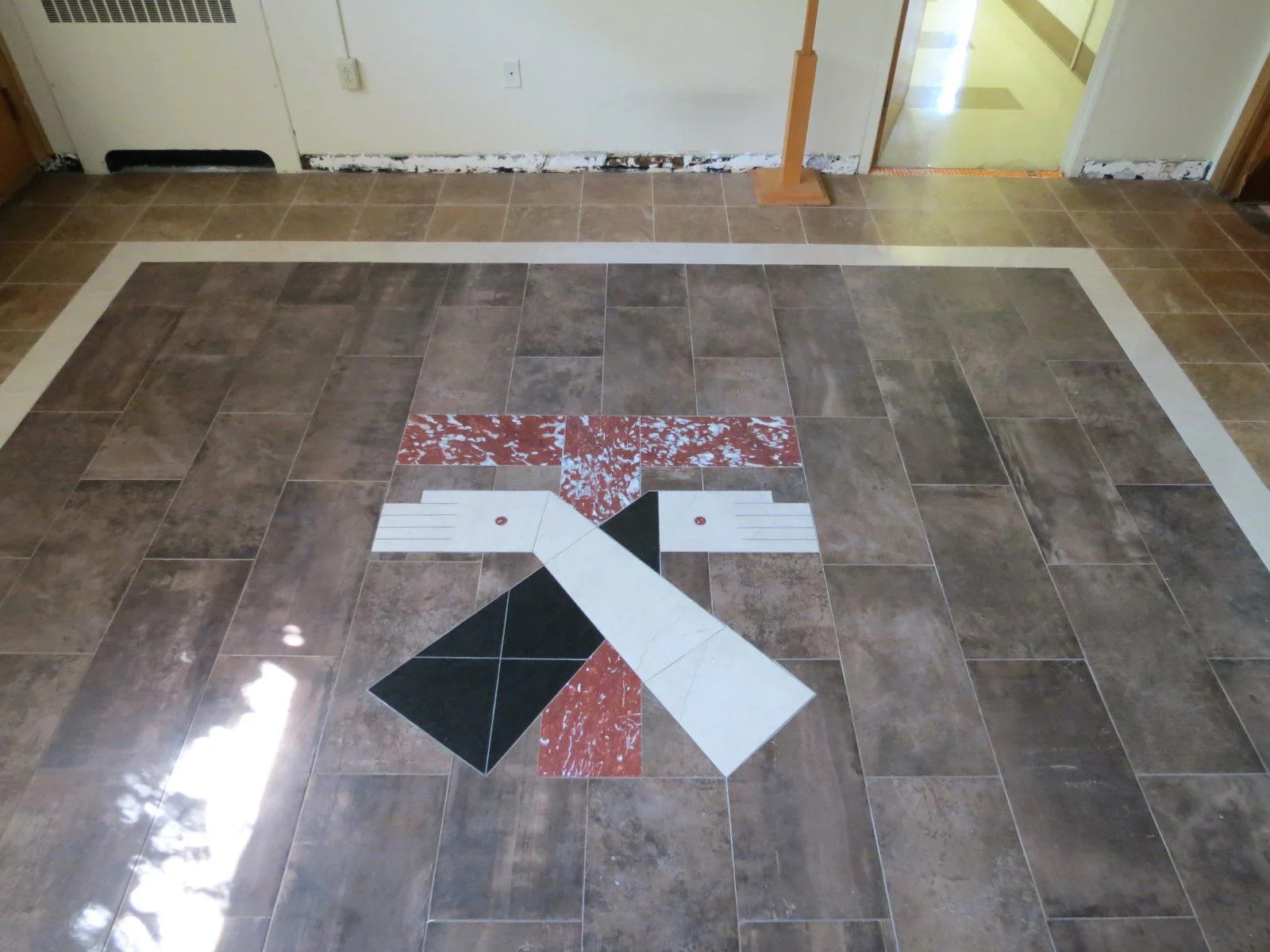 church flooring, porcelain tile, church porcelain tile