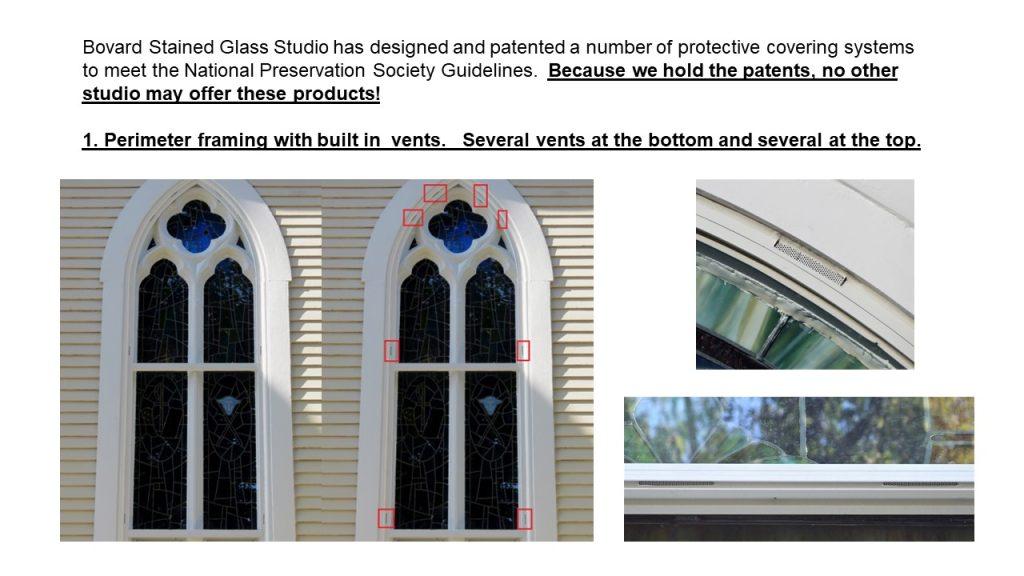 Egan Church Restorations venting stained glass stained glass frame repair, church stained glass windows, stained glass window coverings,