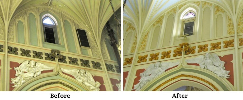 church painting, church renovation, decorative painting, #church painting, #church renovations