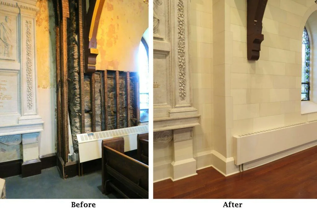 church painting, plaster repair, church renovation, #church painting, #plaster repair, #church renovation