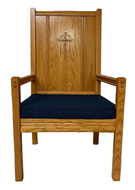 pulpit chair, clergy chair, presider chair