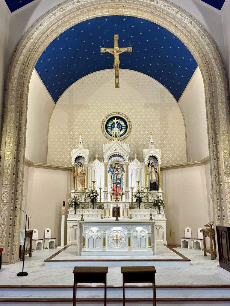 church painting, church painter, church renovation.