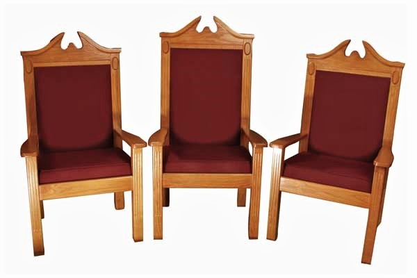 pulpit chairs, clergy chairs, presider chair
